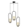 Jupiter 1818 - PI3 E27 - Suspension avec fil PONTI 3xE14/40W/230V noir