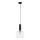 Jupiter 1855 - VA1 - Suspension filaire VANES 1xE27/60W/230V chrome brillant/noir