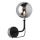 Jupiter 1889 - Applique murale ERIS 1xG9/14W/230V chrome mat/noir/gris fumé