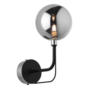 Jupiter 1889 - Lampada da parete ERIS 1xG9/14W/230V cromo opaco/nero/grigio fumé