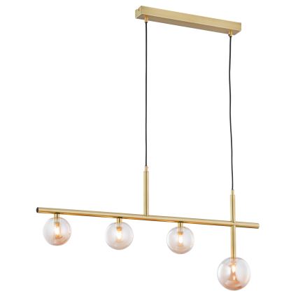 Jupiter 1899 - Suspension sur câble NEPTUN 4xG9/14W/230V dorée