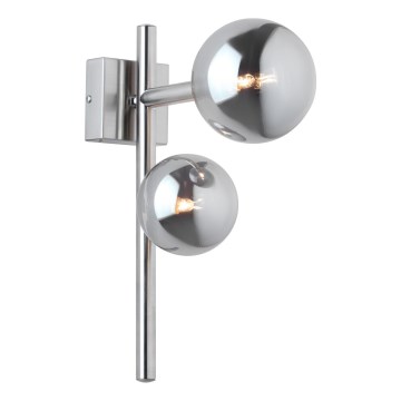 Jupiter 1903 - Applique murale NEPTUN 2xG9/14W/230V chrome mat/gris fumé