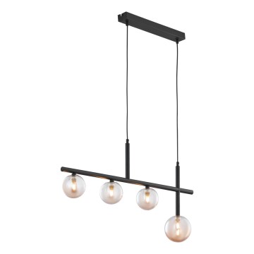 Jupiter 1905 - Lampadario a sospensione con cavo NEPTUN 4xG9/14W/230V nero