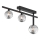 Jupiter 1907 - Plafonnier NEPTUN 3xG9/14W/230V noir/gris fumé