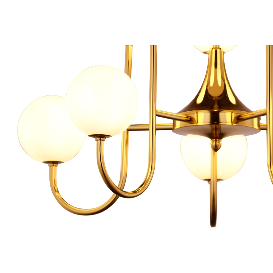 Jupiter 1942 - Lampadario su palo  SELEN 10xG9/40W/230V ottone