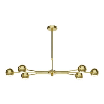 Jupiter 1978 - Lampadario a sospensione con supporto rigido TIANA 6xGU10/10W/230V oro