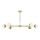 Jupiter 1980 - Kronleuchter an Stange TRENTO 6xG9/10W/230V golden