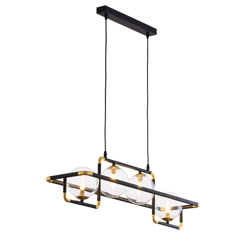 Jupiter 1982 - Suspension filaire ZAFRA 4xG9/10W/230V noir