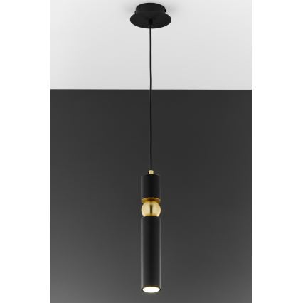 Jupiter 2003 - Suspension filaire ALAS 1xGU10/10W/230V noir/doré