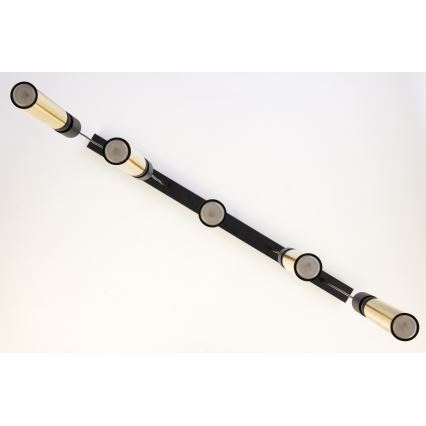 Jupiter 2012 - Suspension filaire ALAS 5xGU10/10W/230V noir/doré