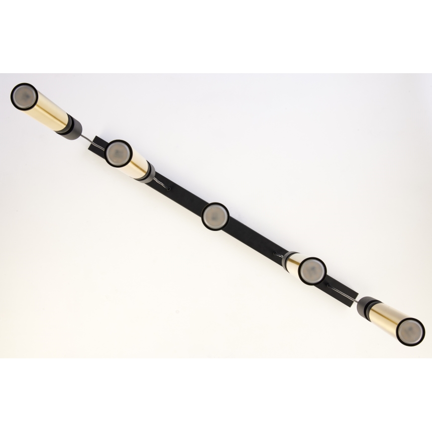 Jupiter 2012 - Suspension filaire ALAS 5xGU10/10W/230V noir/doré
