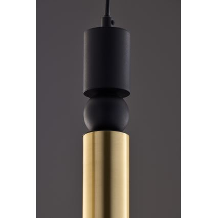 Jupiter 2012 - Suspension filaire ALAS 5xGU10/10W/230V noir/doré