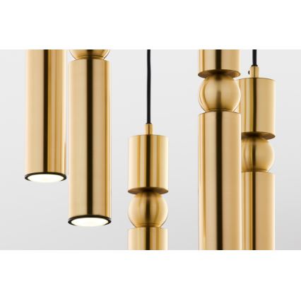 Jupiter 2020 - Lampadario a sospensione con filo ALAS 5xGU10/10W/230V oro