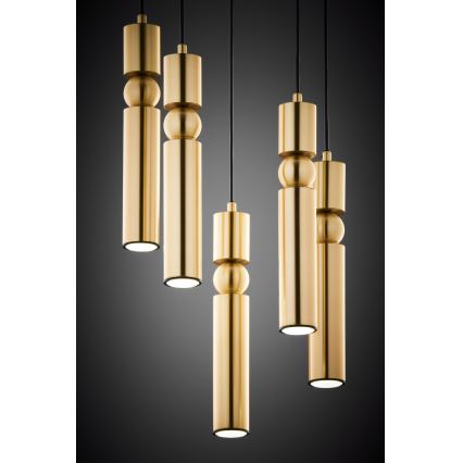 Jupiter 2020 - Lampadario a sospensione con filo ALAS 5xGU10/10W/230V oro