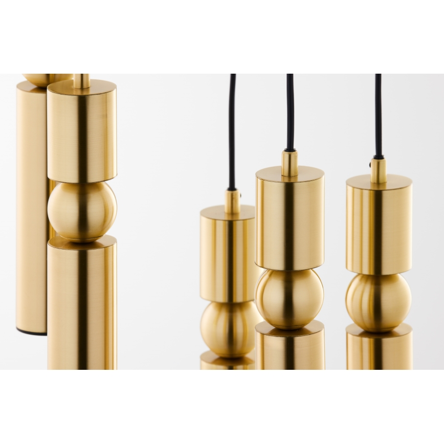 Jupiter 2020 - Lampadario a sospensione con filo ALAS 5xGU10/10W/230V oro