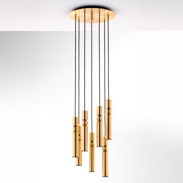 Jupiter 2021 - Lampadario a sospensione con filo ALAS 7xGU10/10W/230V oro