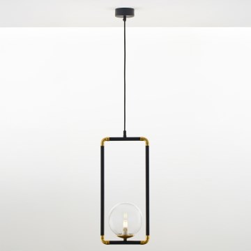 Jupiter 2023 - Suspension filaire ZAFRA 1xG9/10W/230V noir/doré/transparent