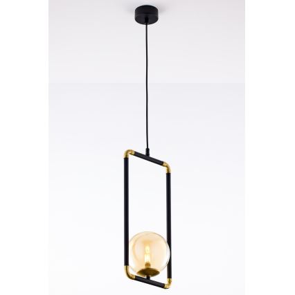 Jupiter 2024 - Lampadario a sospensione con filo ZAFRA 1xG9/10W/230V nero/oro/beige