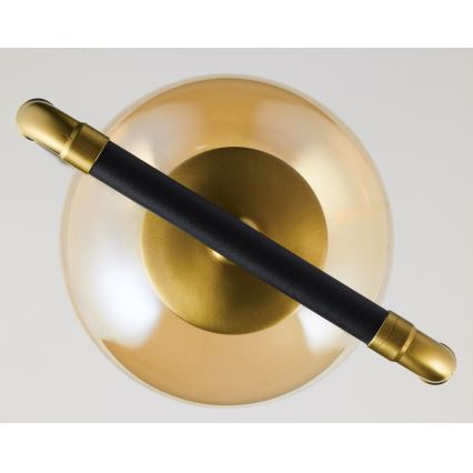 Jupiter 2024 - Lampadario a sospensione con filo ZAFRA 1xG9/10W/230V nero/oro/beige