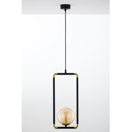 Jupiter 2024 - Lampadario a sospensione con filo ZAFRA 1xG9/10W/230V nero/oro/beige