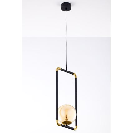Jupiter 2024 - Lampadario a sospensione con filo ZAFRA 1xG9/10W/230V nero/oro/beige
