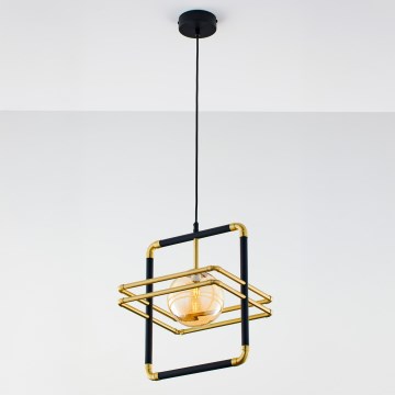 Jupiter 2025 - Lampadario a sospensione con filo FIORI 1xG9/10W/230V nero/oro/beige