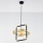 Jupiter 2025 - Lampadario a sospensione con filo FIORI 1xG9/10W/230V nero/oro/beige