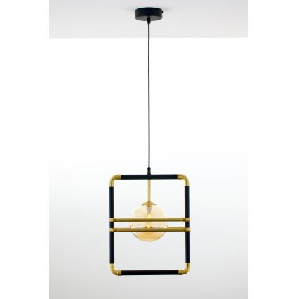 Jupiter 2025 - Lampadario a sospensione con filo FIORI 1xG9/10W/230V nero/oro/beige