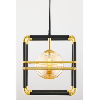Jupiter 2026 - Lampadario a sospensione con filo FIORI 2xG9/10W/230V nero/oro/beige
