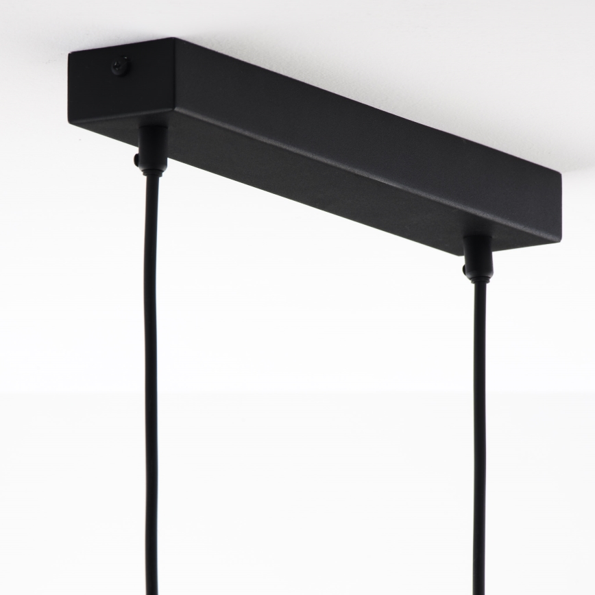 Jupiter 2029 - Lampadario a sospensione con filo FIORI 2xG9/10W/230V nero/oro/limpido