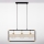 Jupiter 2030 - Lampadario a sospensione con filo FIORI 3xG9/10W/230V nero/oro/limpido