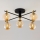 Jupiter 2032 - Aufbauleuchte FIGARO 5xG9/10W/230V schwarz/golden/beige