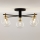 Jupiter 2035 - Aufbauleuchte FIGARO 5xG9/10W/230V schwarz/golden/beige/klar