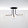 Jupiter 2039 - Lampadario a sospensione con supporto rigido BURANO 3xG9/10W/230V nero/oro/limpido