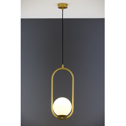 Jupiter 2042 - Lampadario a sospensione con filo IGON 1xE14/40W/230V oro