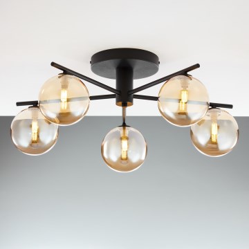 Jupiter 2047 - Aufbauleuchte PRATO 5xG9/10W/230V schwarz/beige