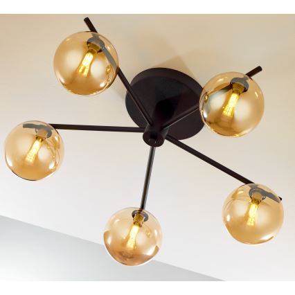 Jupiter 2047 - Aufbauleuchte PRATO 5xG9/10W/230V schwarz/beige