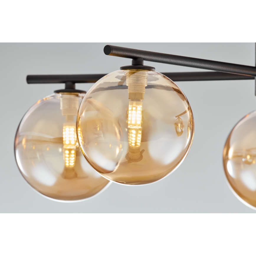 Jupiter 2047 - Aufbauleuchte PRATO 5xG9/10W/230V schwarz/beige