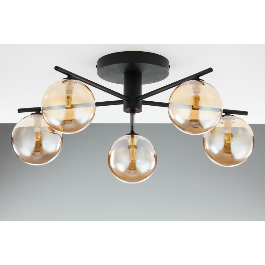 Jupiter 2047 - Aufbauleuchte PRATO 5xG9/10W/230V schwarz/beige