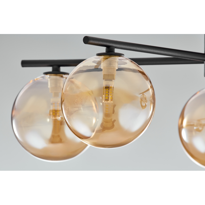 Jupiter 2047 - Aufbauleuchte PRATO 5xG9/10W/230V schwarz/beige