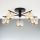 Jupiter 2047 - Lampadario a plafone PRATO 5xG9/10W/230V nero/beige