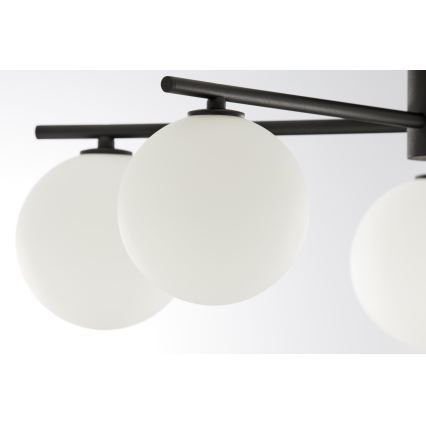 Jupiter 2049 - Lampadario a soffitto PRATO 5xG9/14W/230V nero/bianco