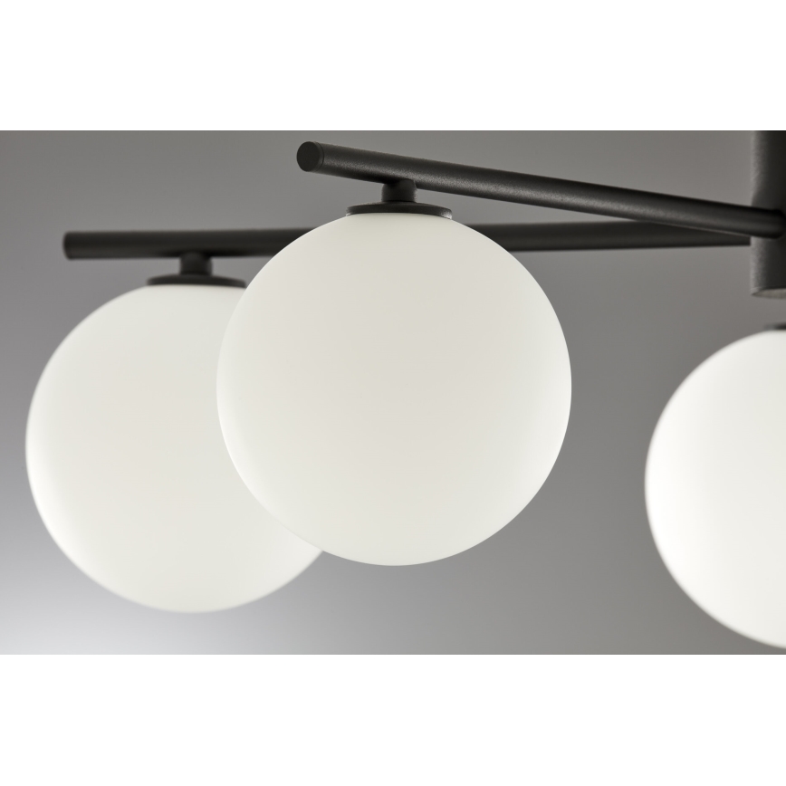 Jupiter 2049 - Lampadario a soffitto PRATO 5xG9/14W/230V nero/bianco