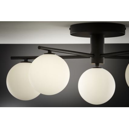 Jupiter 2049 - Lampadario a soffitto PRATO 5xG9/14W/230V nero/bianco