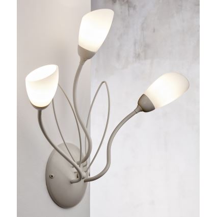 Jupiter 2064 - Applique murale GLORIOSA 3xG9/14W/230V crème