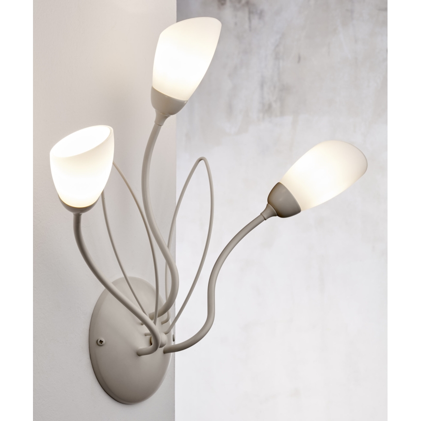 Jupiter 2064 - Applique murale GLORIOSA 3xG9/14W/230V crème