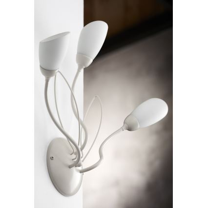 Jupiter 2064 - Applique murale GLORIOSA 3xG9/14W/230V crème