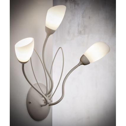 Jupiter 2064 - Wandleuchte GLORIOSA 3xG9/14W/230V cremefarben