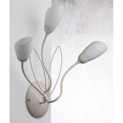 Jupiter 2064 - Wandleuchte GLORIOSA 3xG9/14W/230V cremefarben