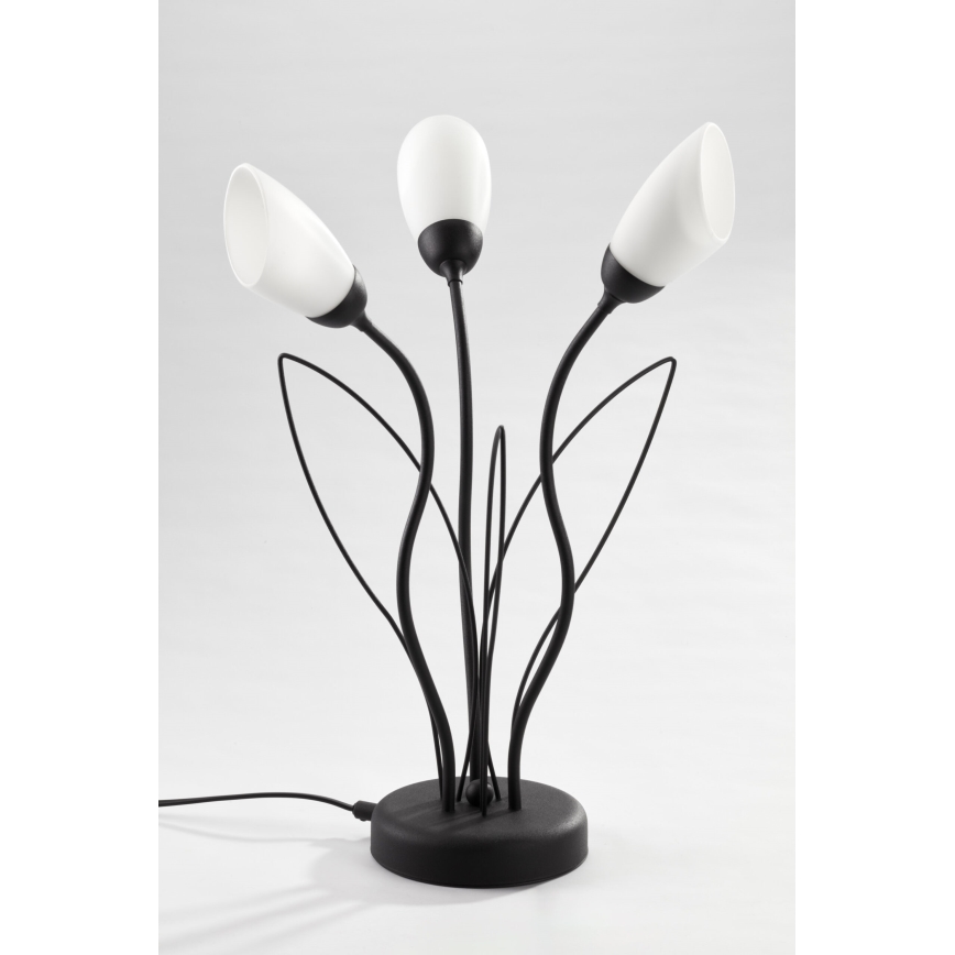 Jupiter 2065 - Lampe de table GLORIOSA 3xG9/14W/230V noire